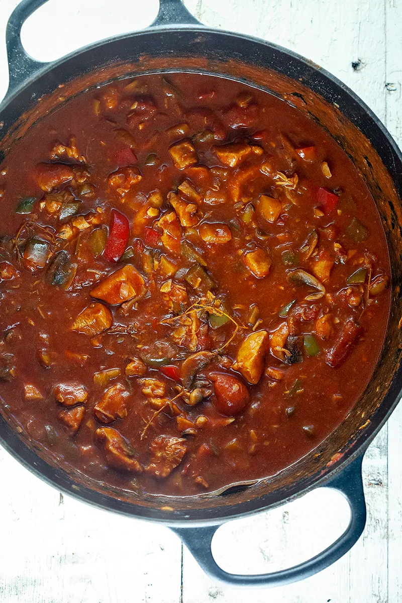 Chicken goulash
