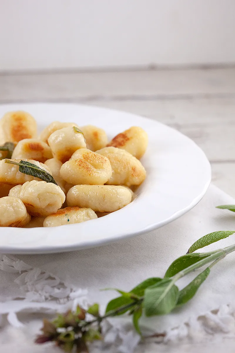 Gnocchi with sage butter