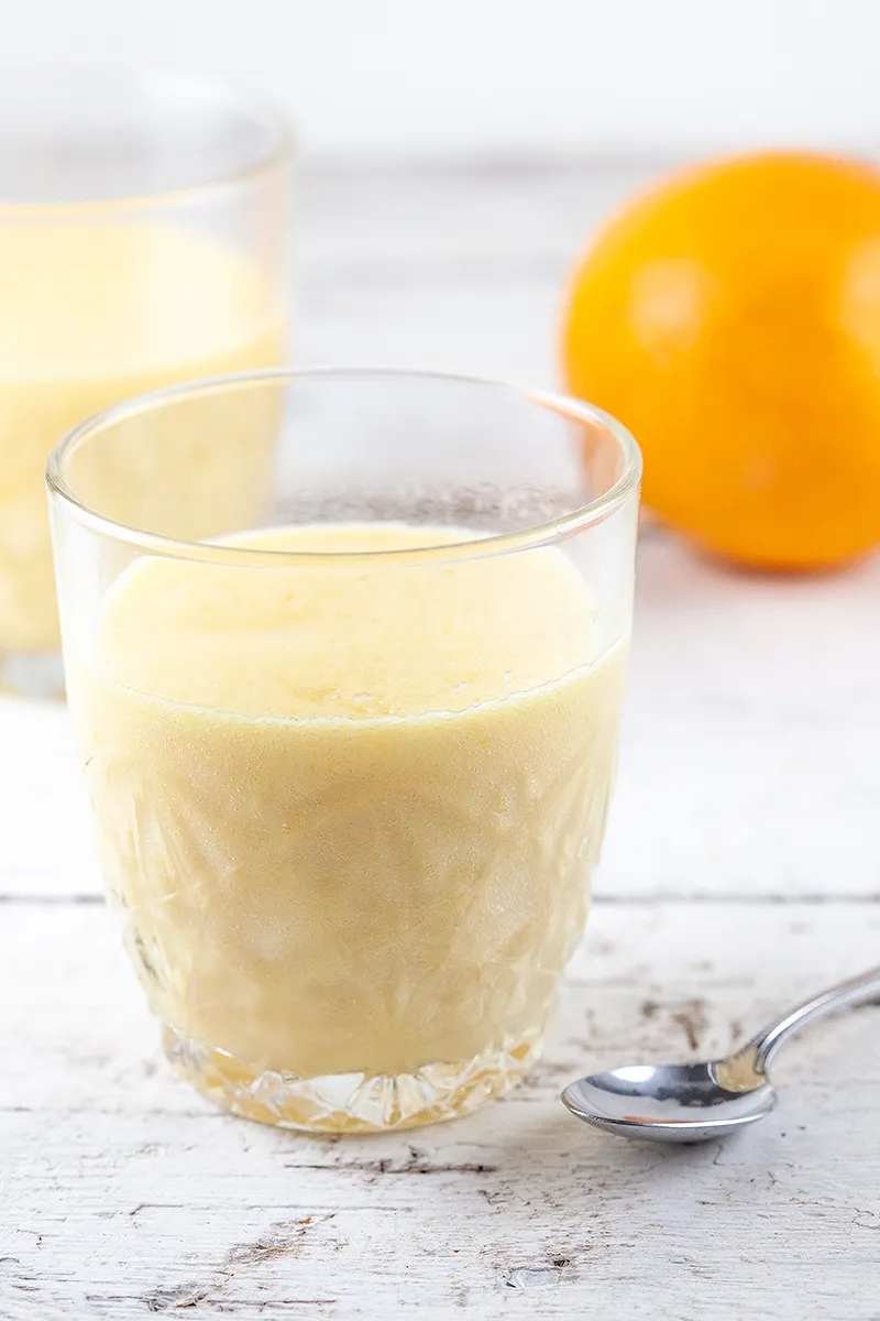 Orange pudding