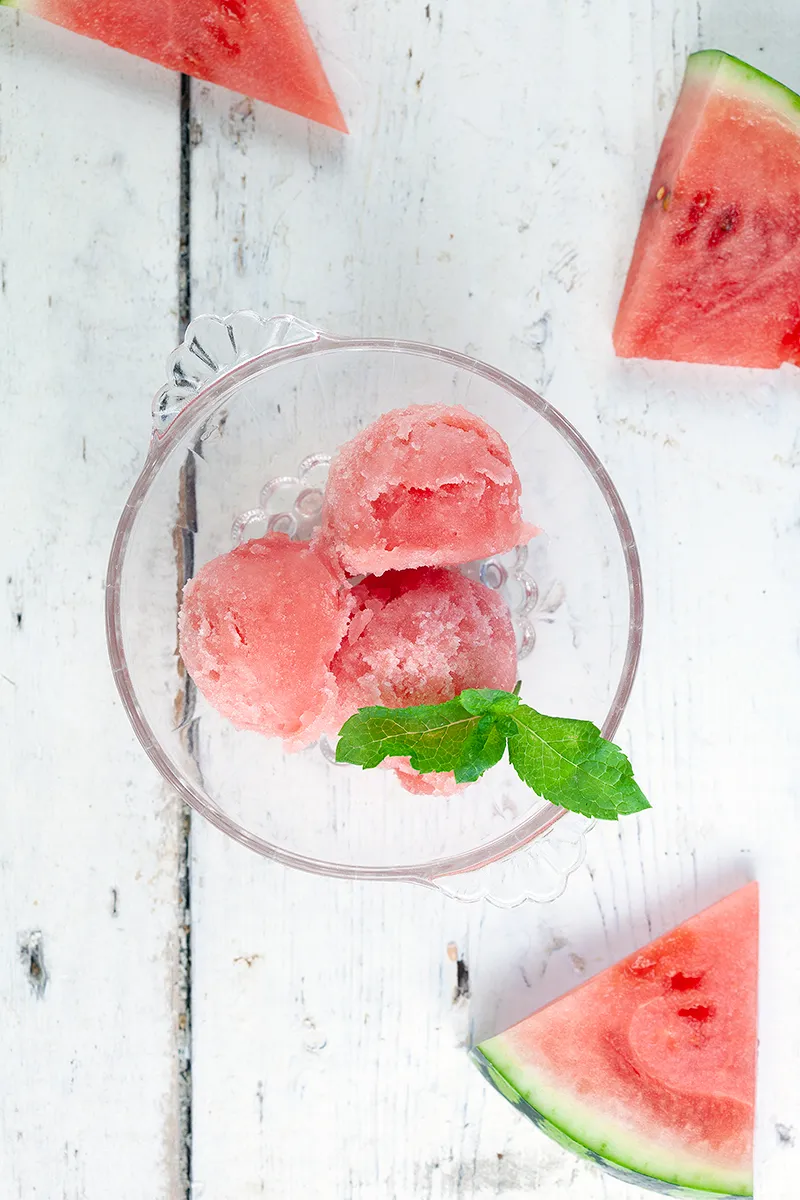 Watermelon sorbet