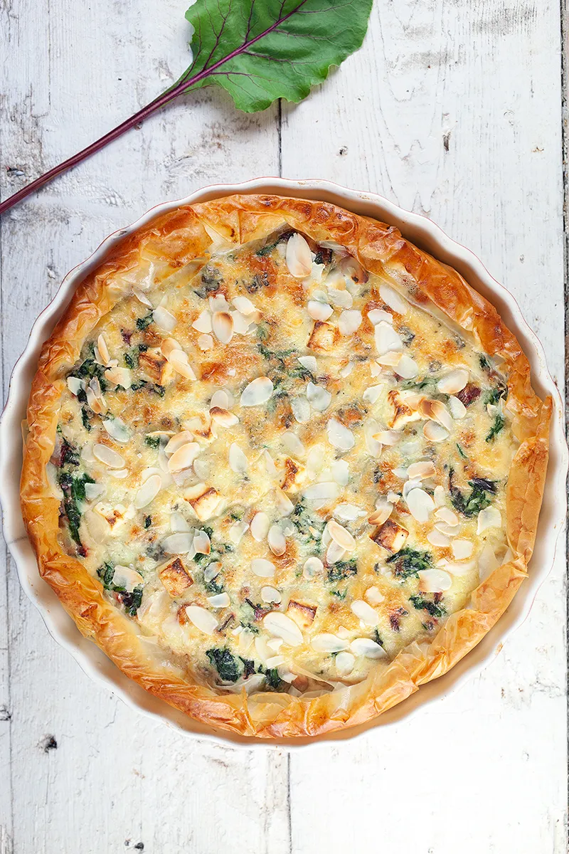 Swiss chard pie
