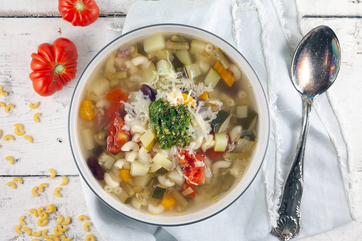 Soup au pistou – a hearty Provencal soup