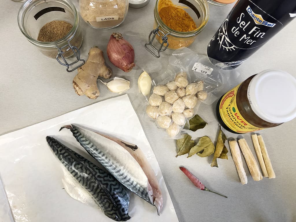 Pepesan Ikan ingredients