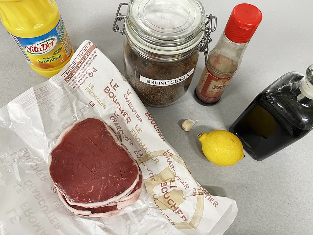 Beef tenderloin tips ingredients