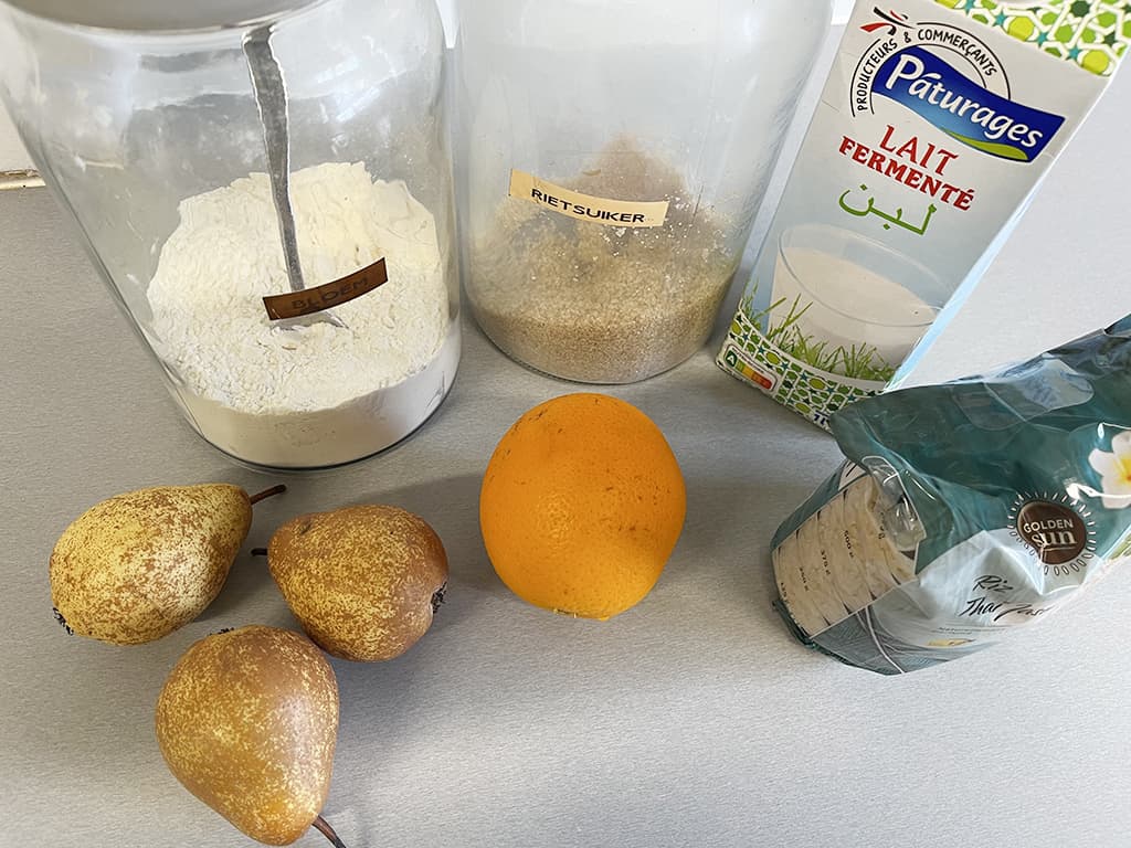 Buttermilk porridge ingredients