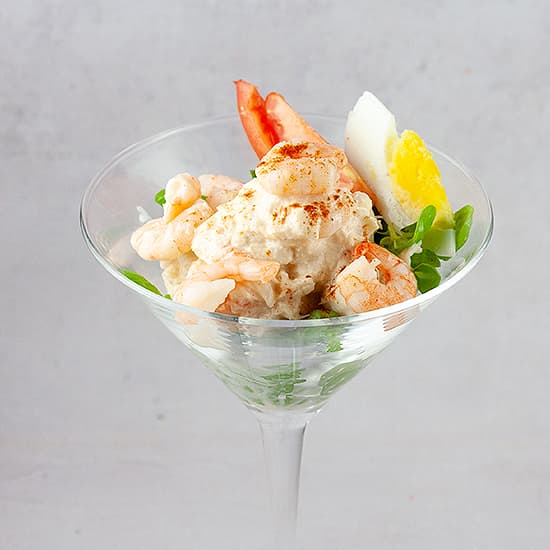 Crab and prawn cocktail