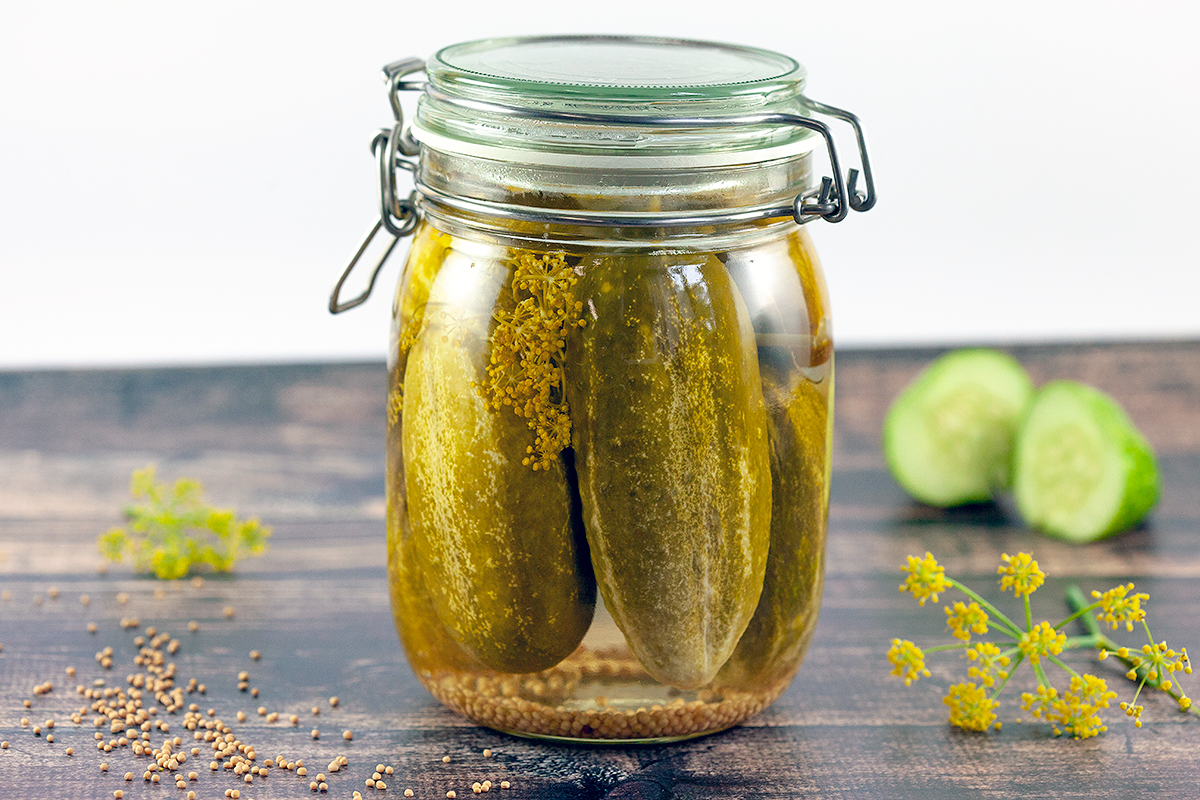 Gherkins (pickled cucumbers or dill pickles)