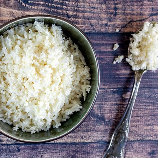Homemade cauliflower rice