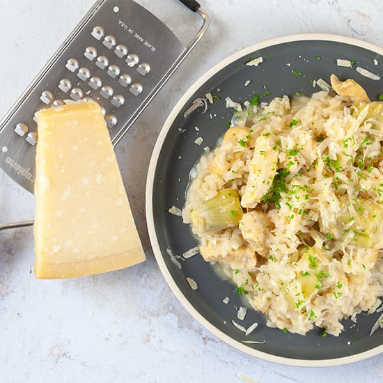 Lemon and chicken risotto