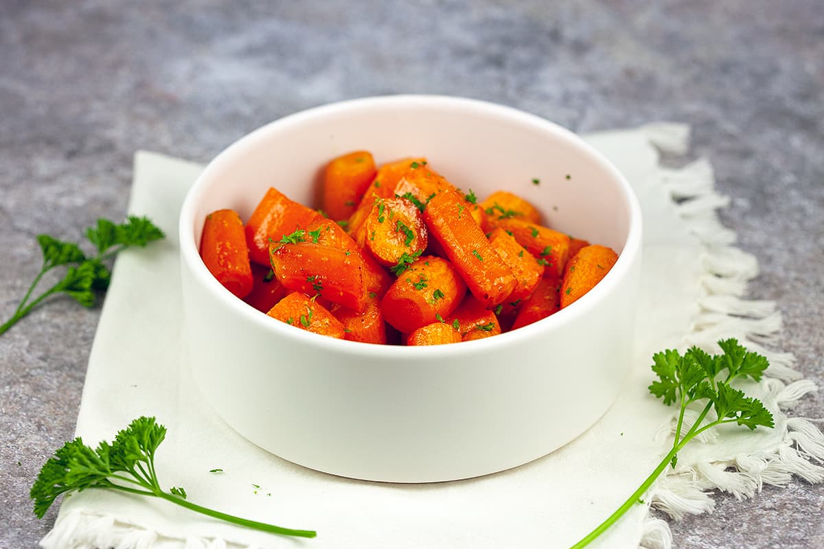 Oven roasted carrots