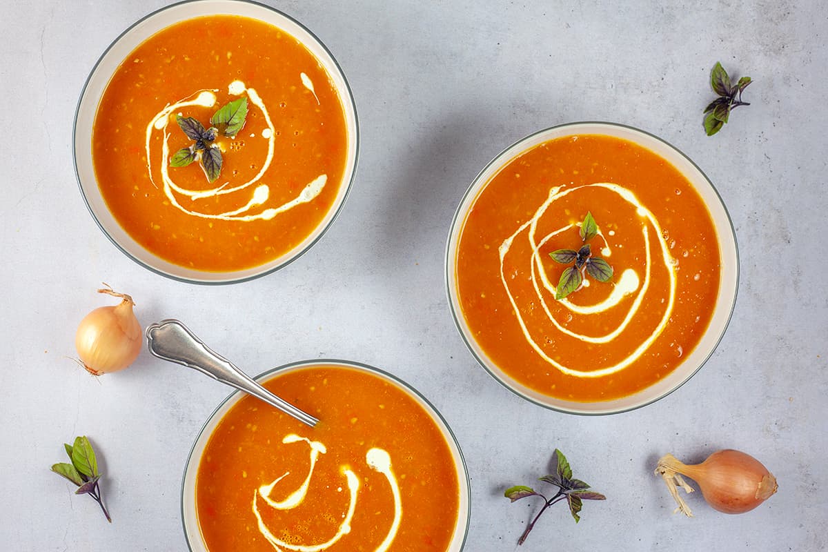 Tomato and pepper soup