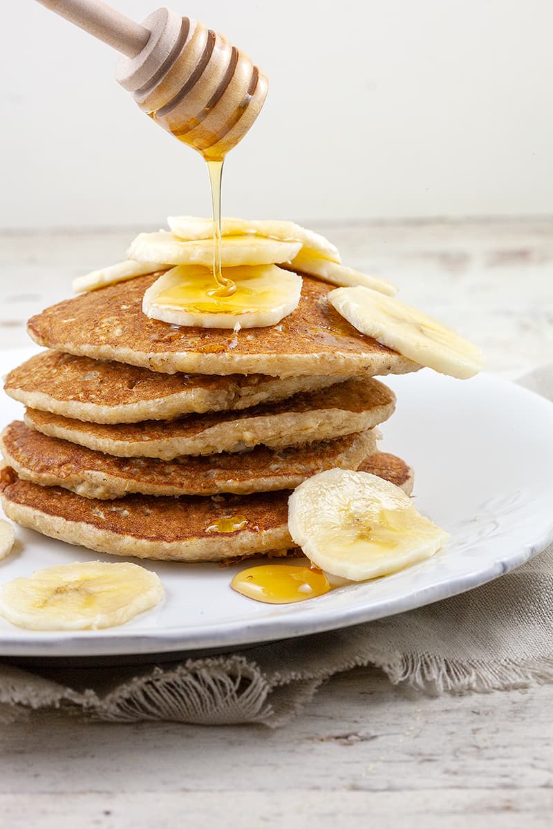 Oatmeal and banana pancakes
