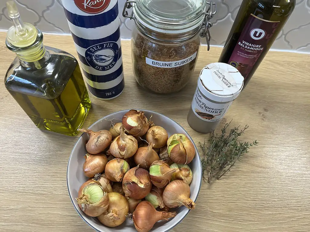 Balsamic onions ingredients