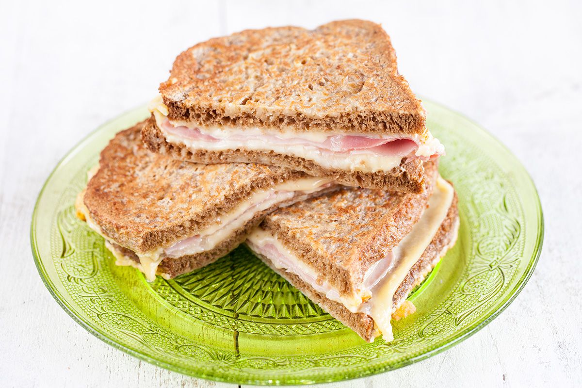 Ham and cheese toastie