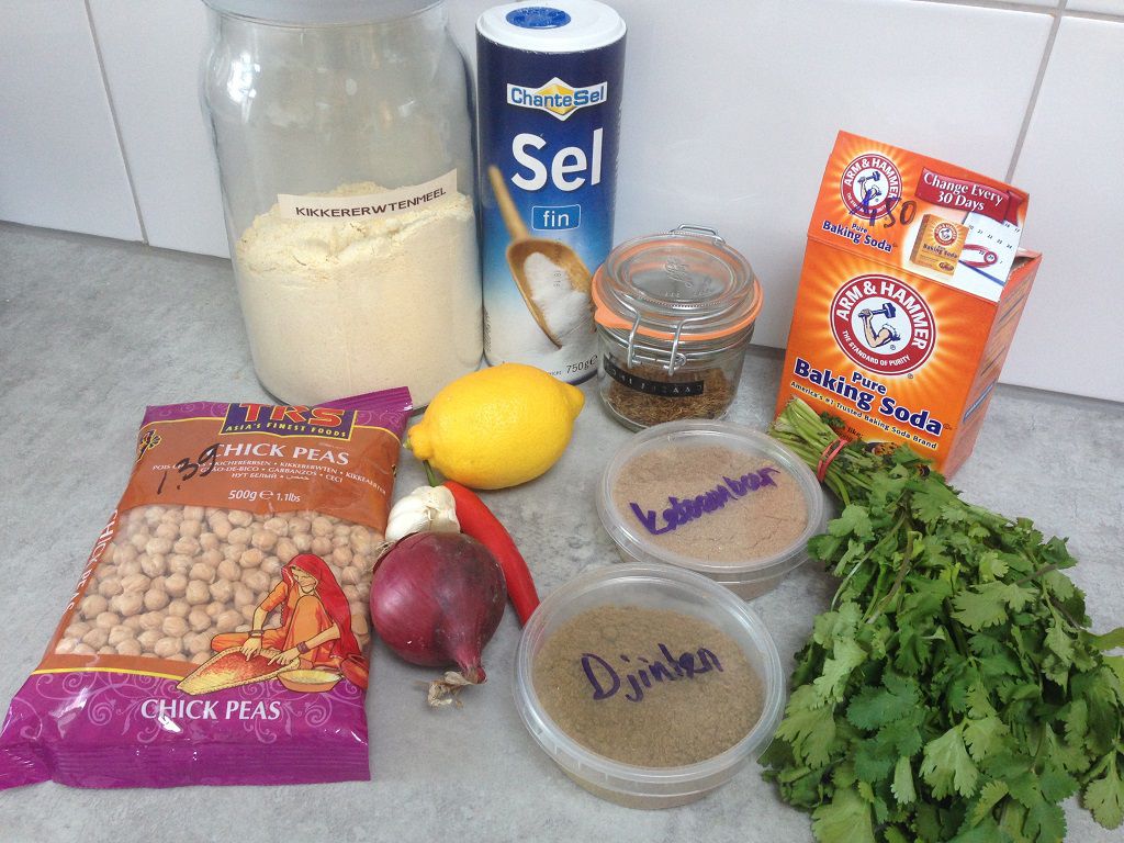 Falafel ingredients