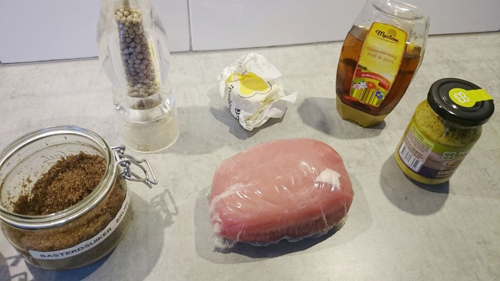 Honey mustard glazed ham ingredients