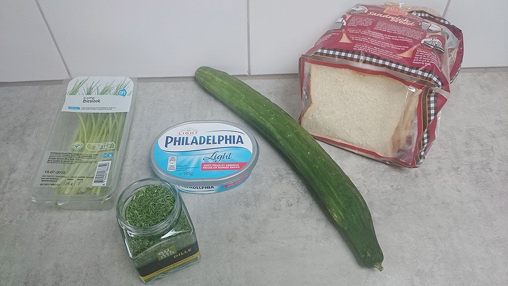 Cucumber tea sandwiches ingredients