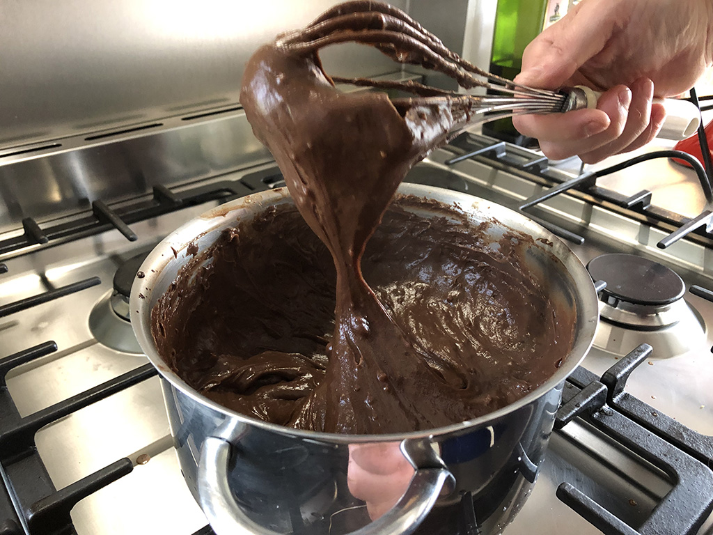 Chocolate pie filling