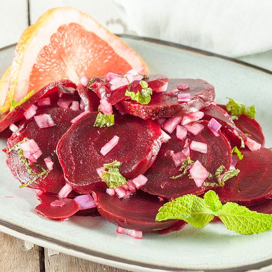 Mexican red beets salad