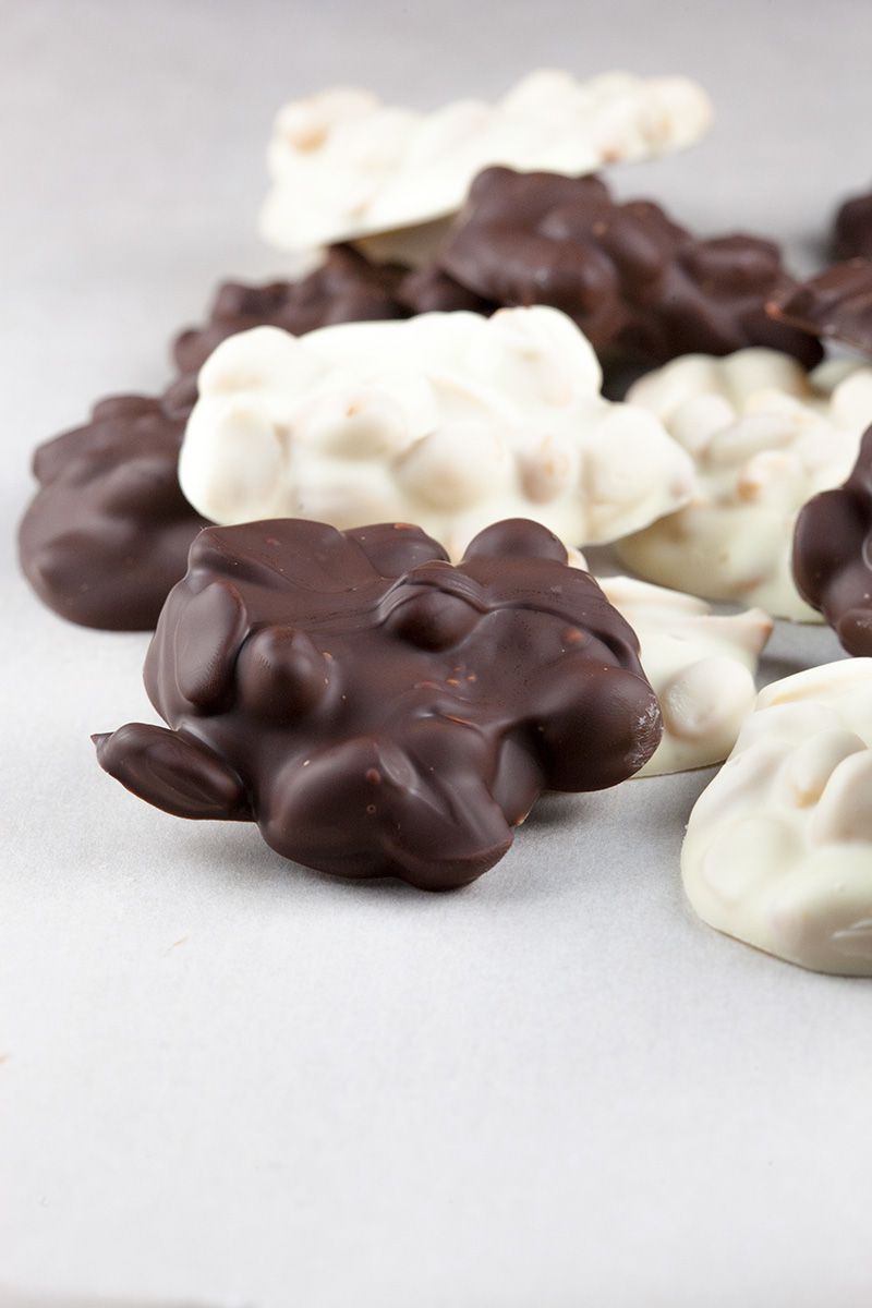 Chocolate peanut clusters
