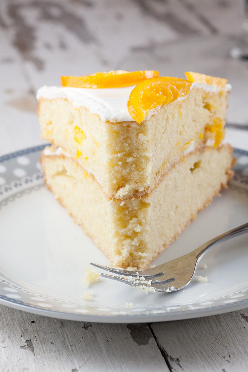 Double layered clementine cake