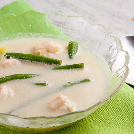 Thai coconut shrimp soup