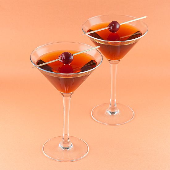Classic Manhattan cocktail