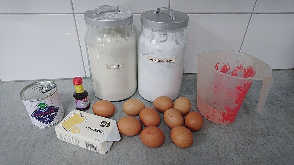 Hong kong-style egg tarts ingredients