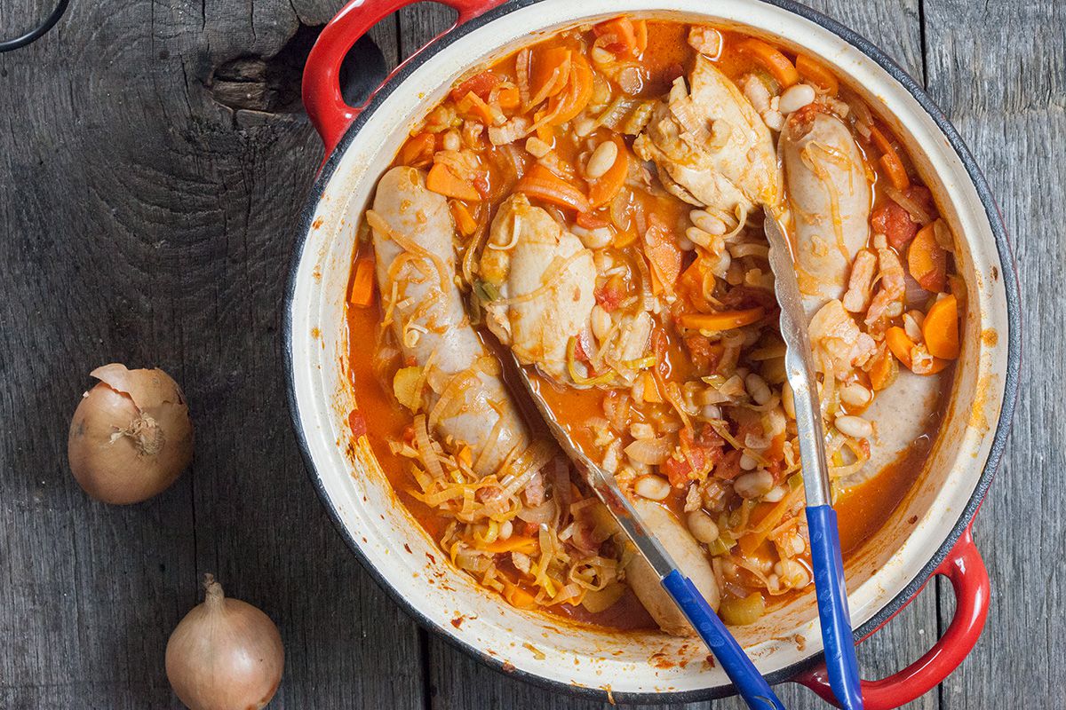 Easy French cassoulet