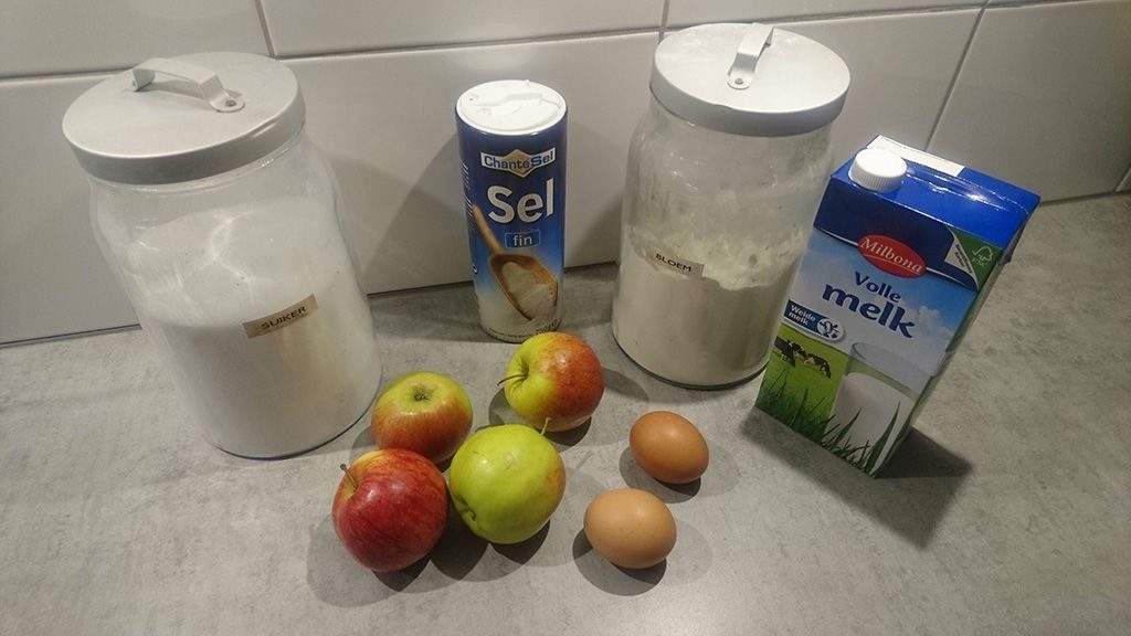Appelbeignets ingredients