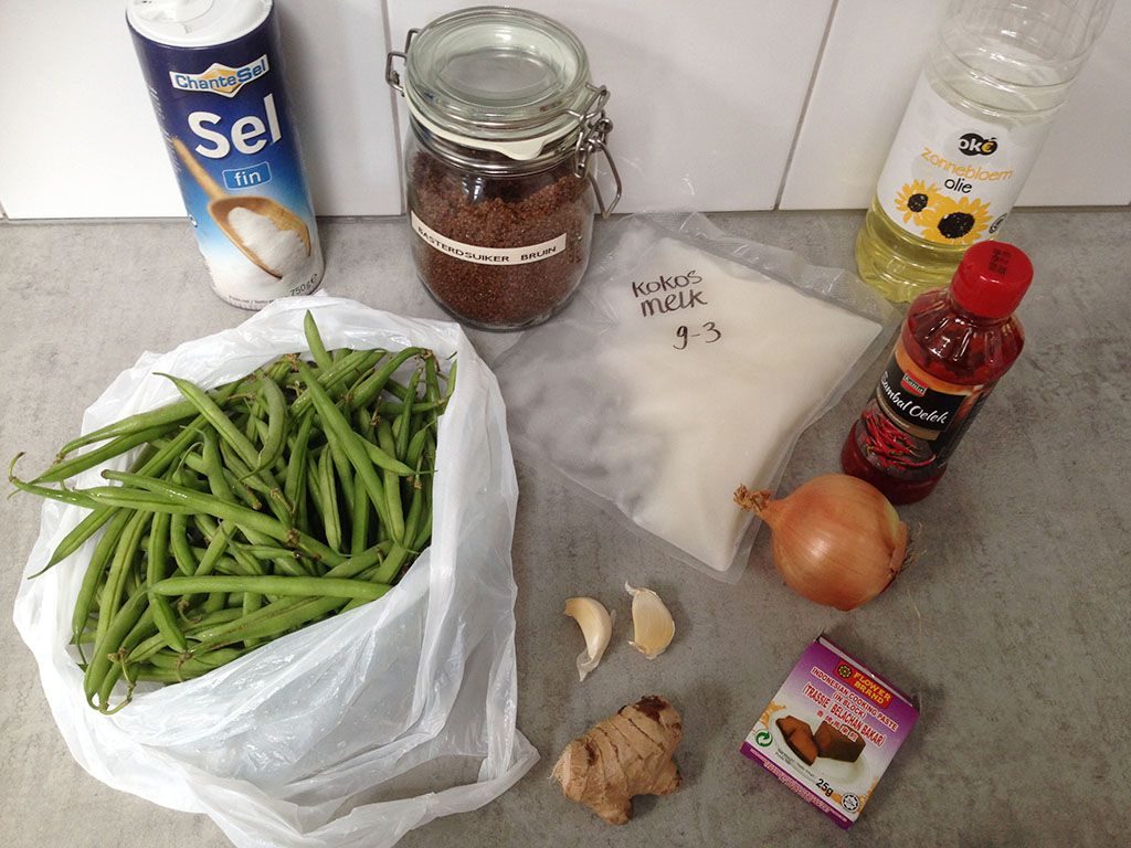 Sajoer beans ingredients