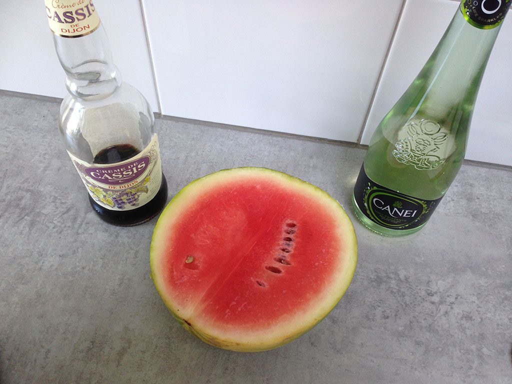 Watermelon cocktail ingredients