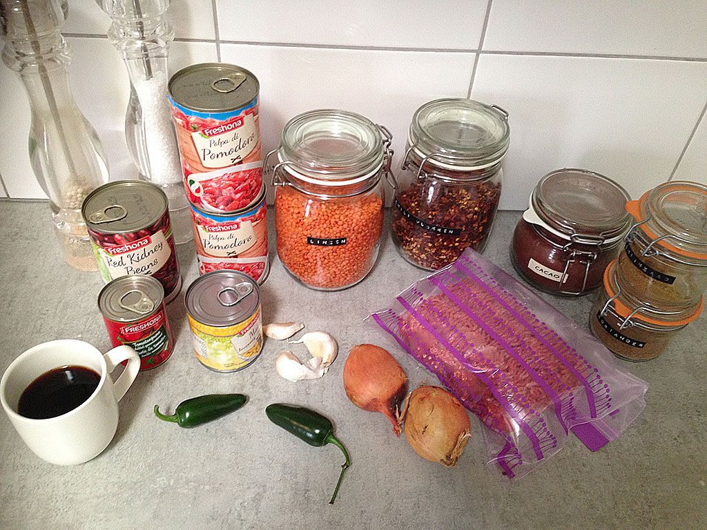 Slow cooker bean casserole ingredients