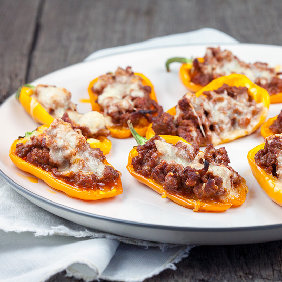 Stuffed snack peppers