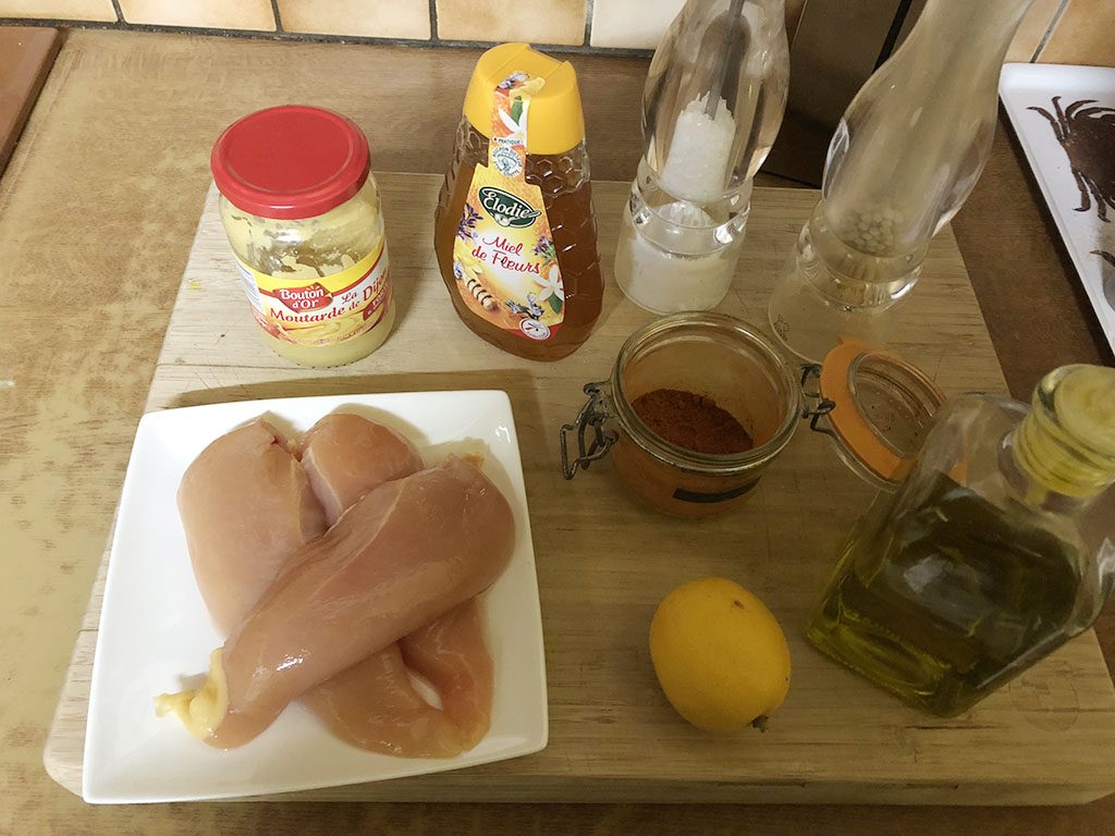 Honey mustard chicken ingredients