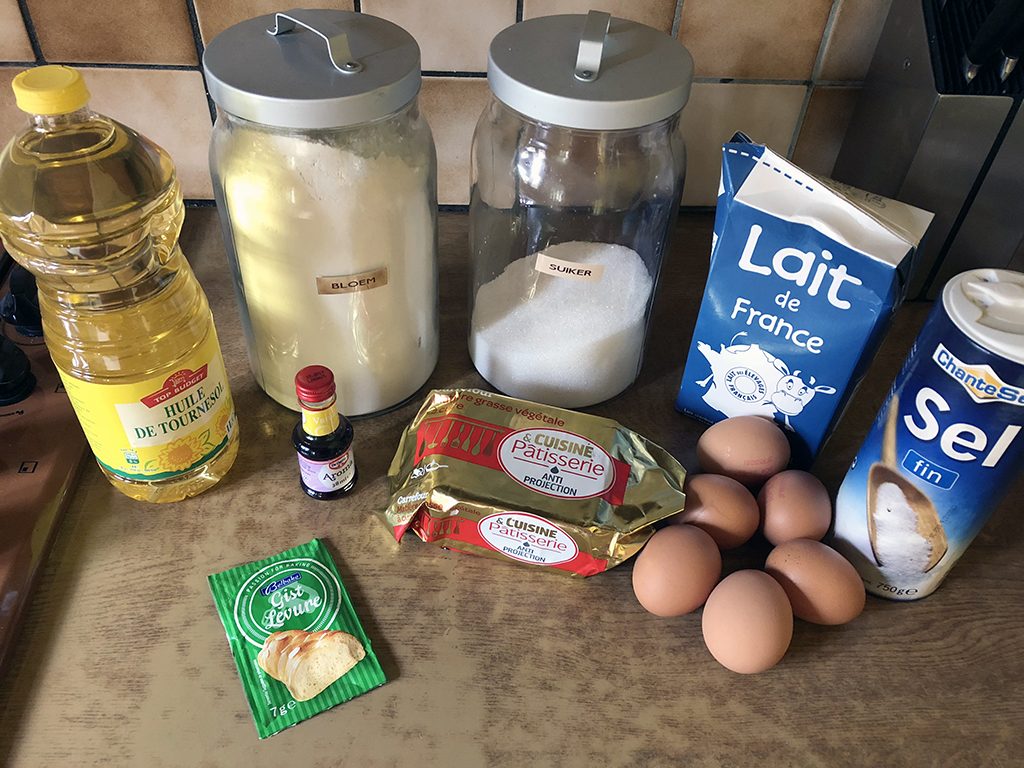 Easter bread ingredients