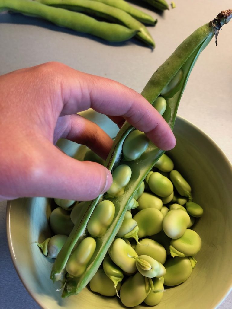 Pod the beans