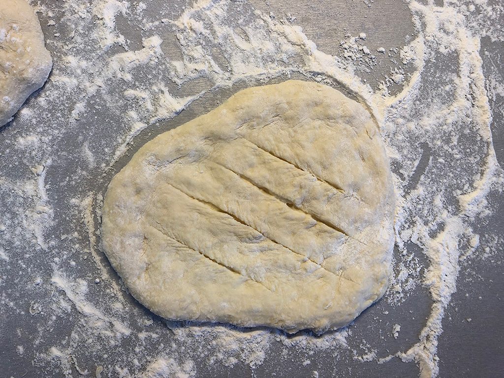 Hungarian langos dough