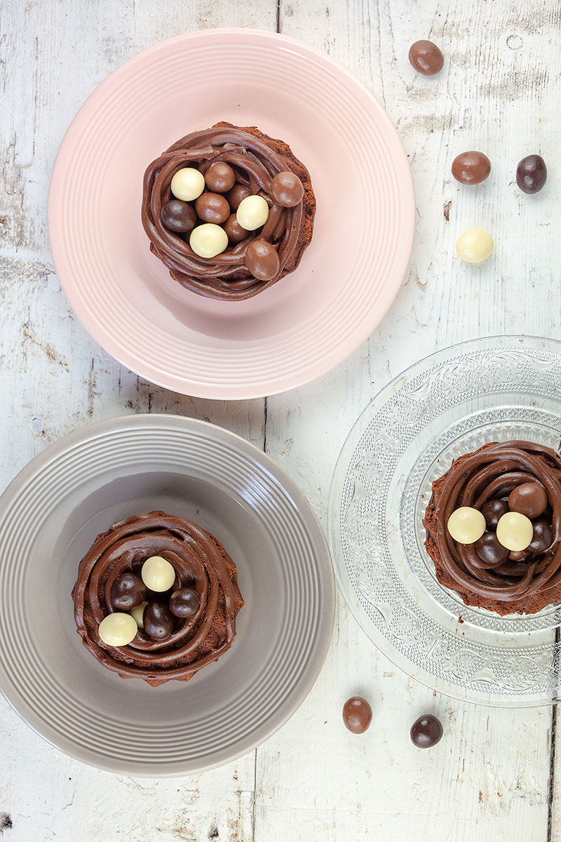 Chocolate Easter nests